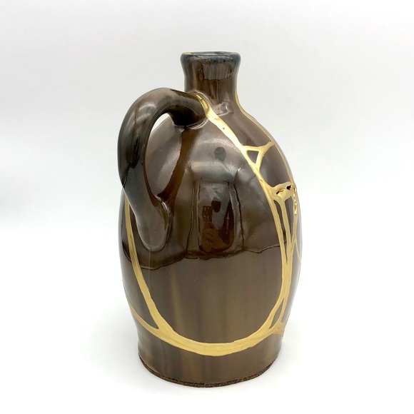 Kintsugi Musical Jug Vase Romeo And Juliet Gold Crack Anniversary Growth Gift - Picture 10 of 14
